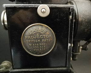 Pathescope Baby Projector  view of name plate