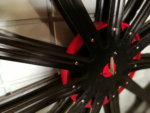 Robyn Cimeccanica Milano film projector close up view of projector wheel by Stadl Art
